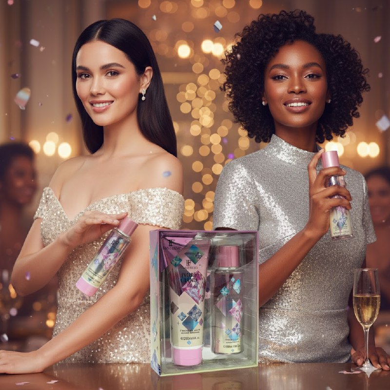 SET FANG FANG IVORY GLORY SPLASH 250ML, BODY LOTION 236ML (M)