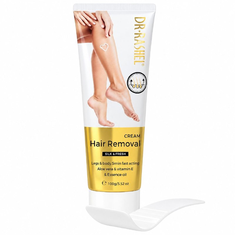 CREMA CORPORAL DEPILADORA PARA PIERNAS Y CUERPO DE ACCION RAPIDA DR RASHEL 100G