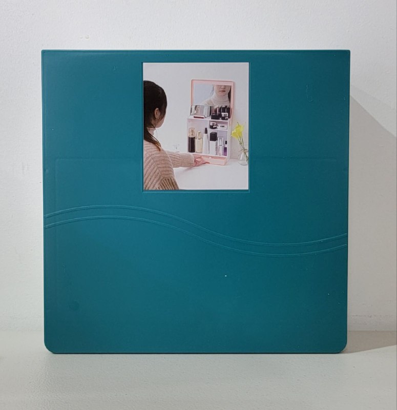 ORGANIZADOR DE MAQUILLAJE CON ESPEJO INTEGRADO GRAN CAPACIDAD