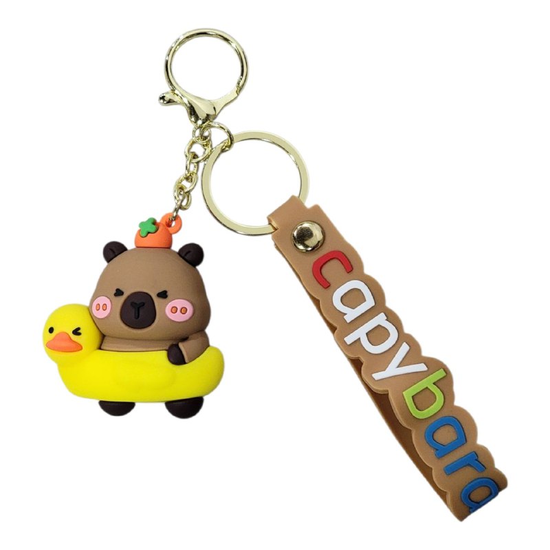 LLAVEROS DE CAPIBARA,CAPYBARA, 6 ESTILOS DISPONIBLES