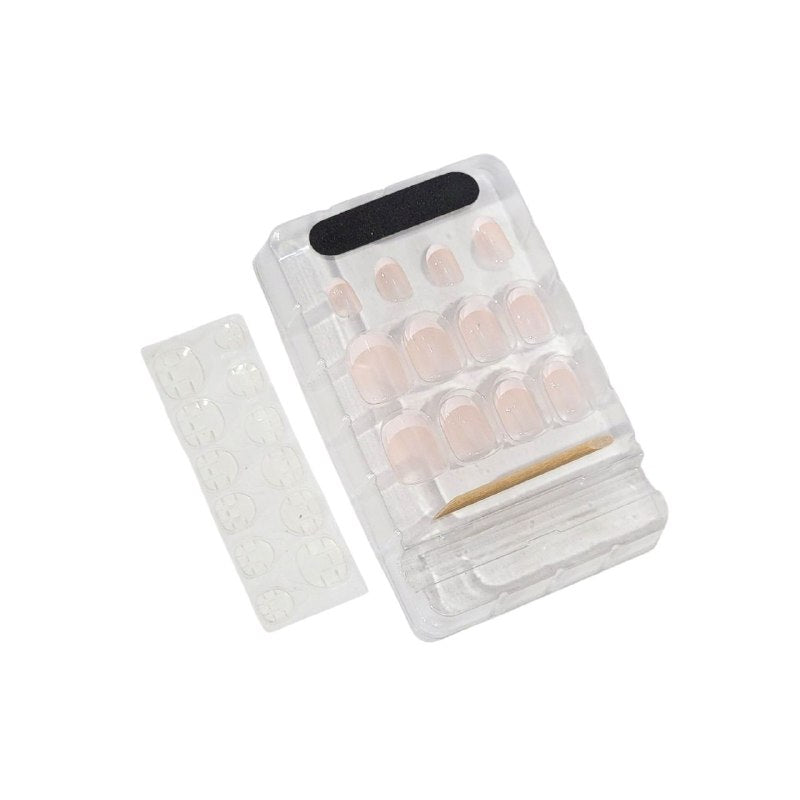 UÑAS POSTIZAS REUTILIZABLES CON DISEÑOS CLASICOS DE USO DIARIO STAY BEAUTIFUL 12PCS