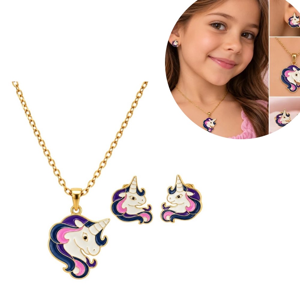 SET DE ENCHAPE STAINLESS STEEL PARA NIÑA