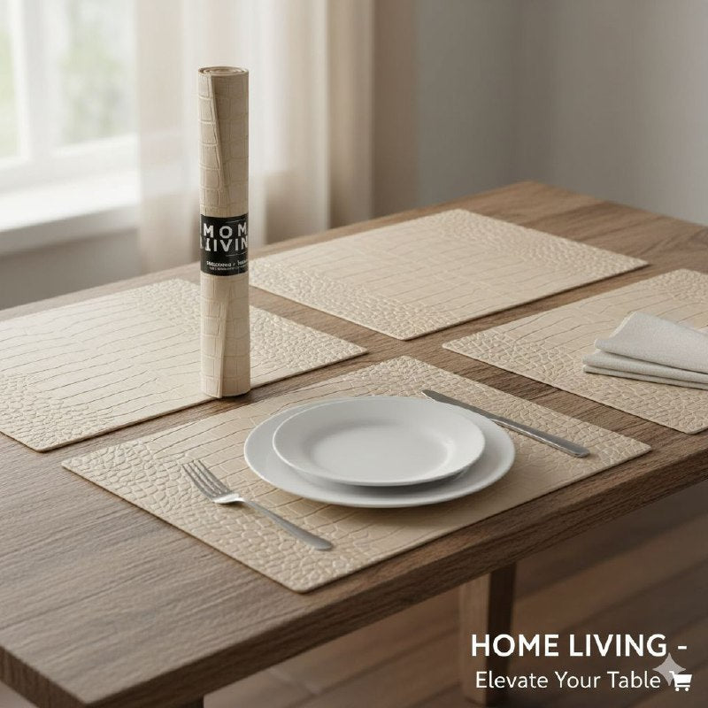 MANTELES INDIVIDUALES RECTANGULARES PARA COMEDOR DE COCINA ELEGANTE 30X45CM HOME LIVING