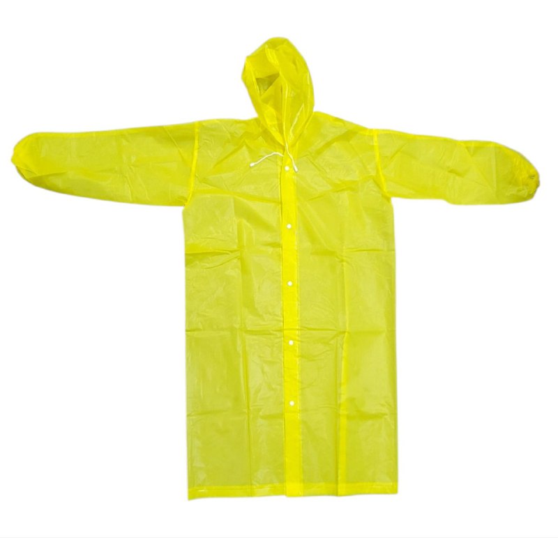 CAPOTE FORRO PARA LLUVIA IMPERMEABLE PARA ADULTOS, LIGERO Y FACIL DE LLEVAR, 5 COLORES EVA LIGHTWEIGHT RAINCOAT