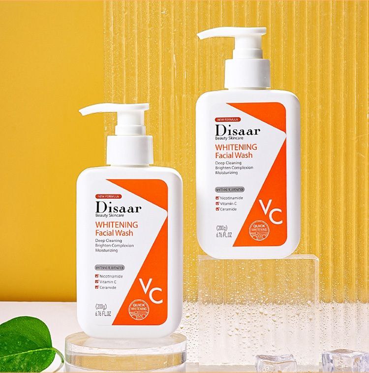 CREMA FACIAL PARA LAVADO BLANQUEADORA Y VITAMIN C DISAAR 120G
