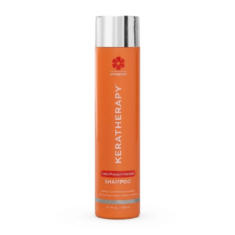 SHAMPOO PROFESIONAL PROTECTOR DE COLOR CON KERATINA HIDROLIZADA PARA PELO TEÑIDO KERATHERAPY 300ML
