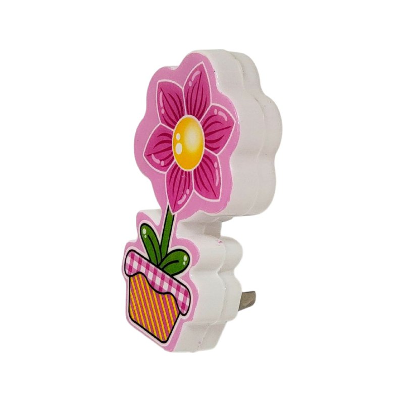 LUZ LED DE NOCHE, TEMATICA DE FLORES PARA NIÑAS, ILUMINACION DE DORMITORIO 3 COLORES LED NIGHT LIGHT