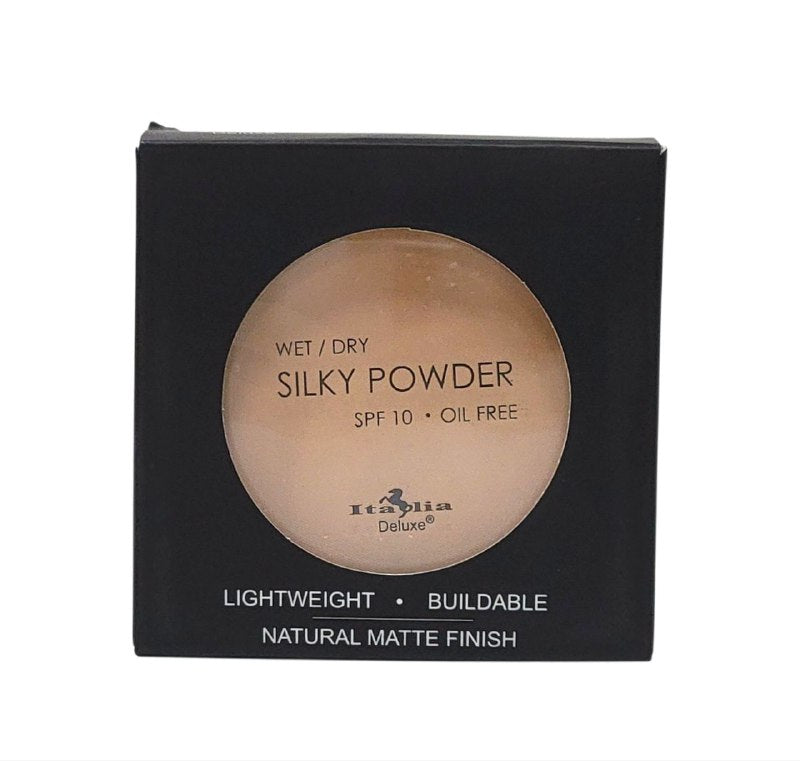 POLVO COMPACTO LIGERO COBERTURA LIGERA TONO 06 MEDIUM BEIGE ITALIA DELUXE 8G