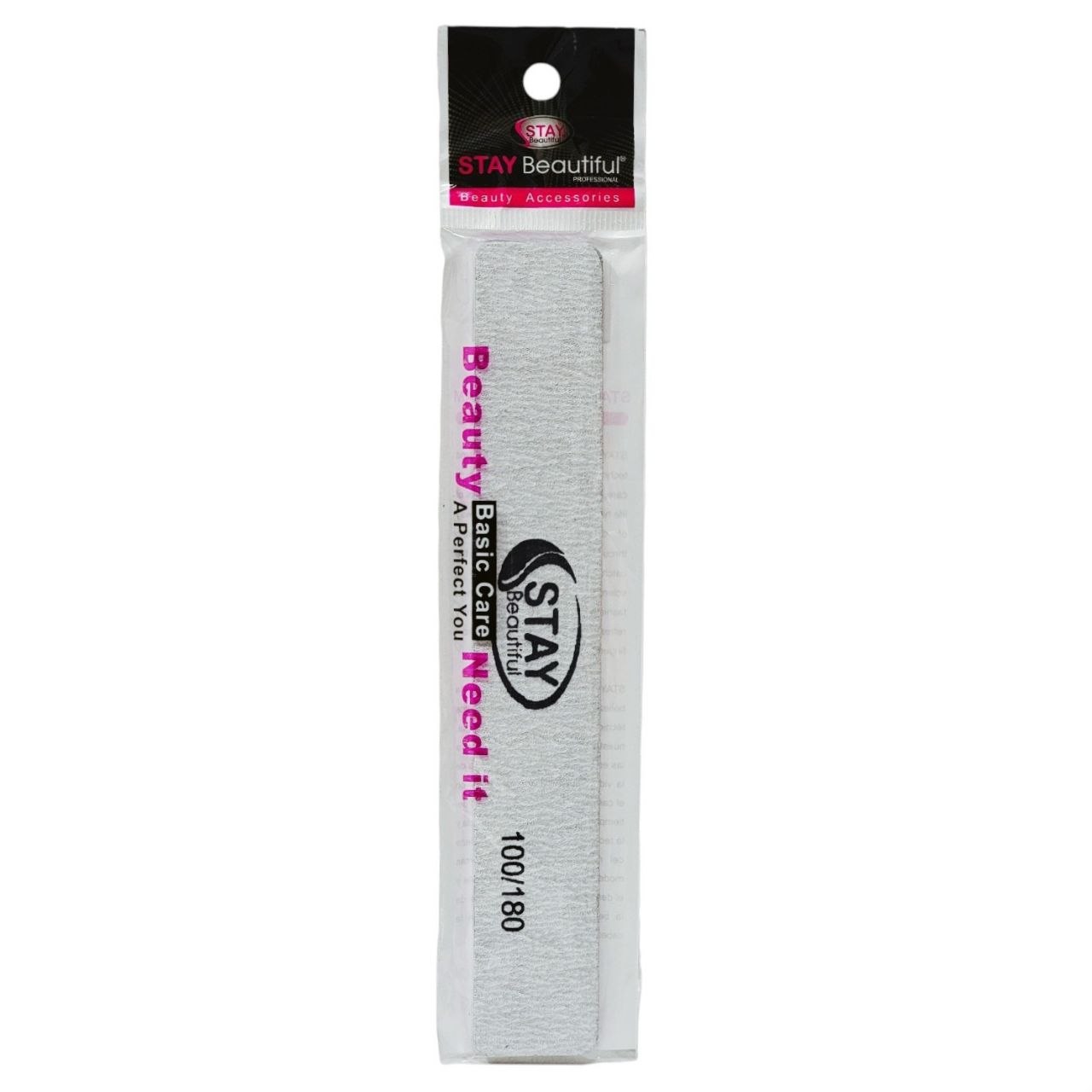LIMA PARA UÑAS DOBLE CARA 100/180 STAY BEAUTIFUL