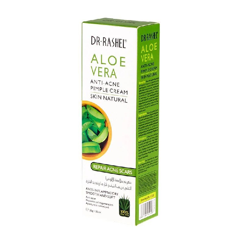 CREMA FACIAL ANTI ACNE RELAJANTE DE ALOE VERA DR RASHEL 30G