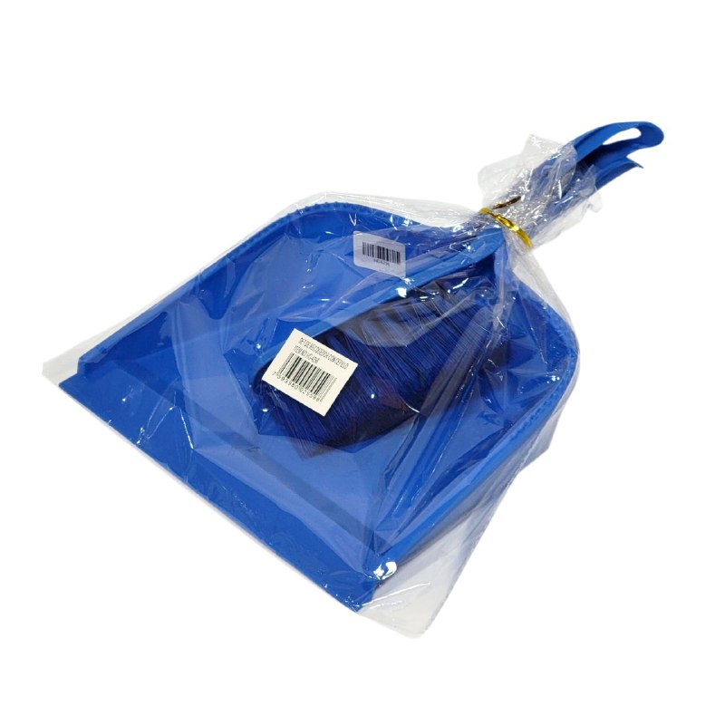RECOGEDOR Y CEPILLO PARA RECOGER BASURA 21X35CM