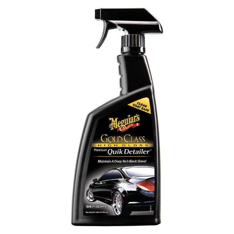 CERA LIQUIDA EN SPRAY PARA AUTO, CREA UN BRILLO OSCURO CON ASPECTO HUMEDO EN MINUTOS, ELIMINA EL POLVO Y OTROS CONTAMINANTES MEGUIARS GOLD CLASS 709ML