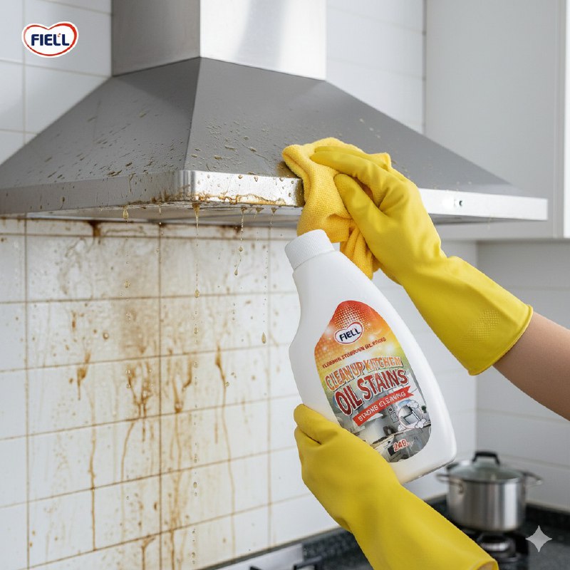 LIMPIADOR PARA COCINA QUITA MANCHAS DE ACEITE FIELL 240ML