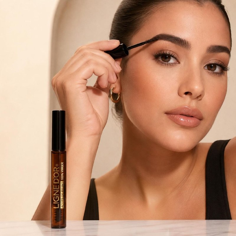 ACEITE DE RICINO PARA CEJAS Y PESTAÑAS NUTRITIVO, FORTALECEDOR Y ACONDICIONADOR LIGNED'OR 10ML