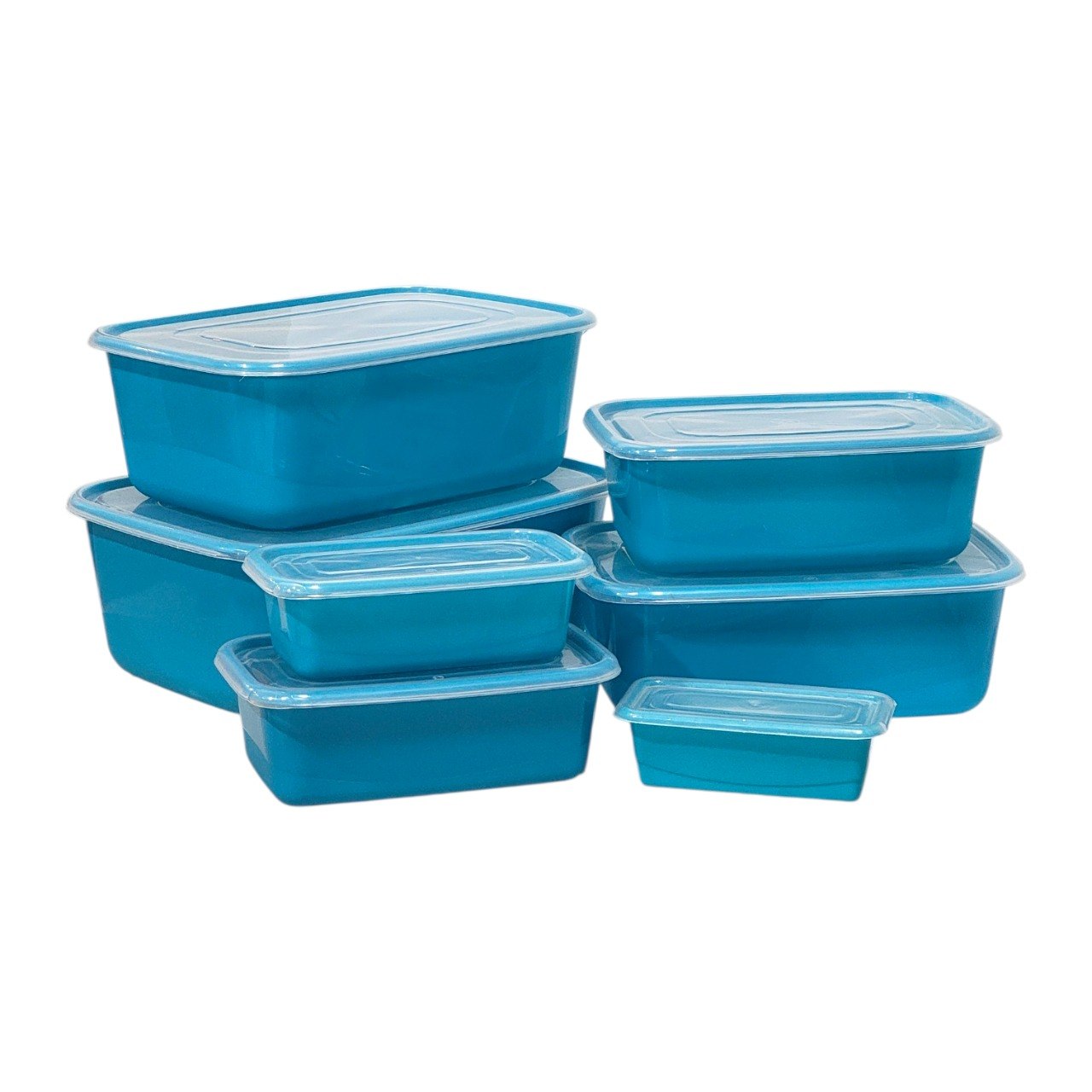SET DE RECIPIENTES PANAS PARA ALIMENTOS HERMETICOS APILABLES 7PCS PRINCEWARE