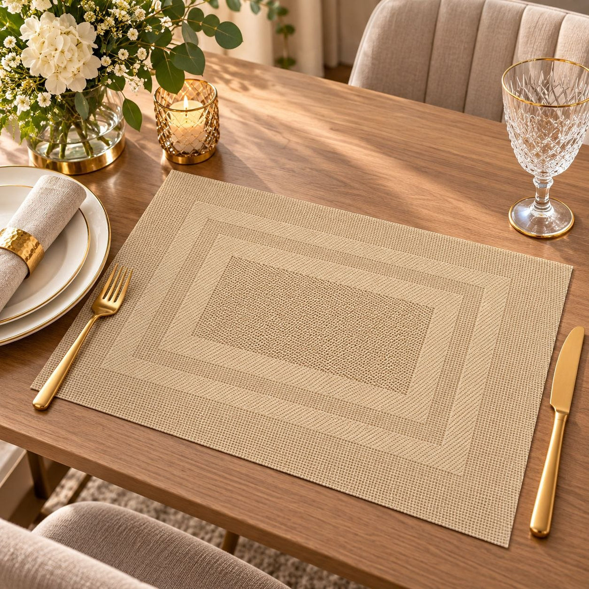 MANTEL INDIVIDUAL DE MESA LUXURY HOME LINENS