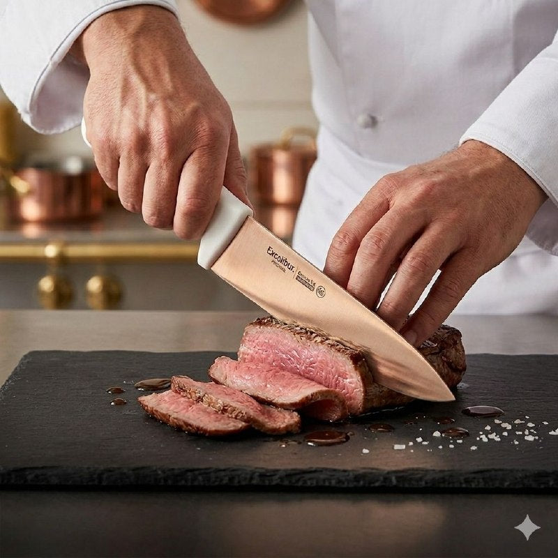 CUCHILLO DE COCINA MULTIUSOS CON PUNTA ROMA EXCALIBUR 25.4CM