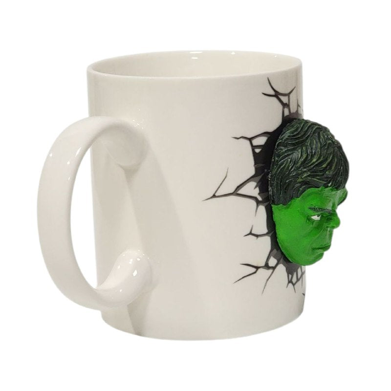 TAZA DE CERAMICA, RESISTENTE AL CALOR, MANGO CREATIVO DISEÑO AVENGERS INFINITY WAR HULK