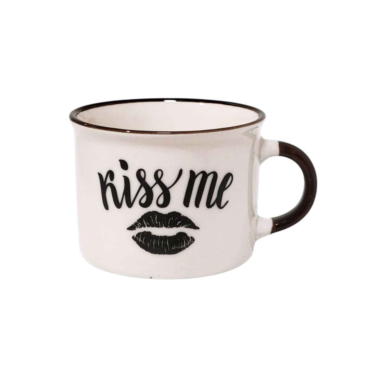 TAZA DE PORCELANA PREMIUM CON DISEÑO DE CALIGRAFIA