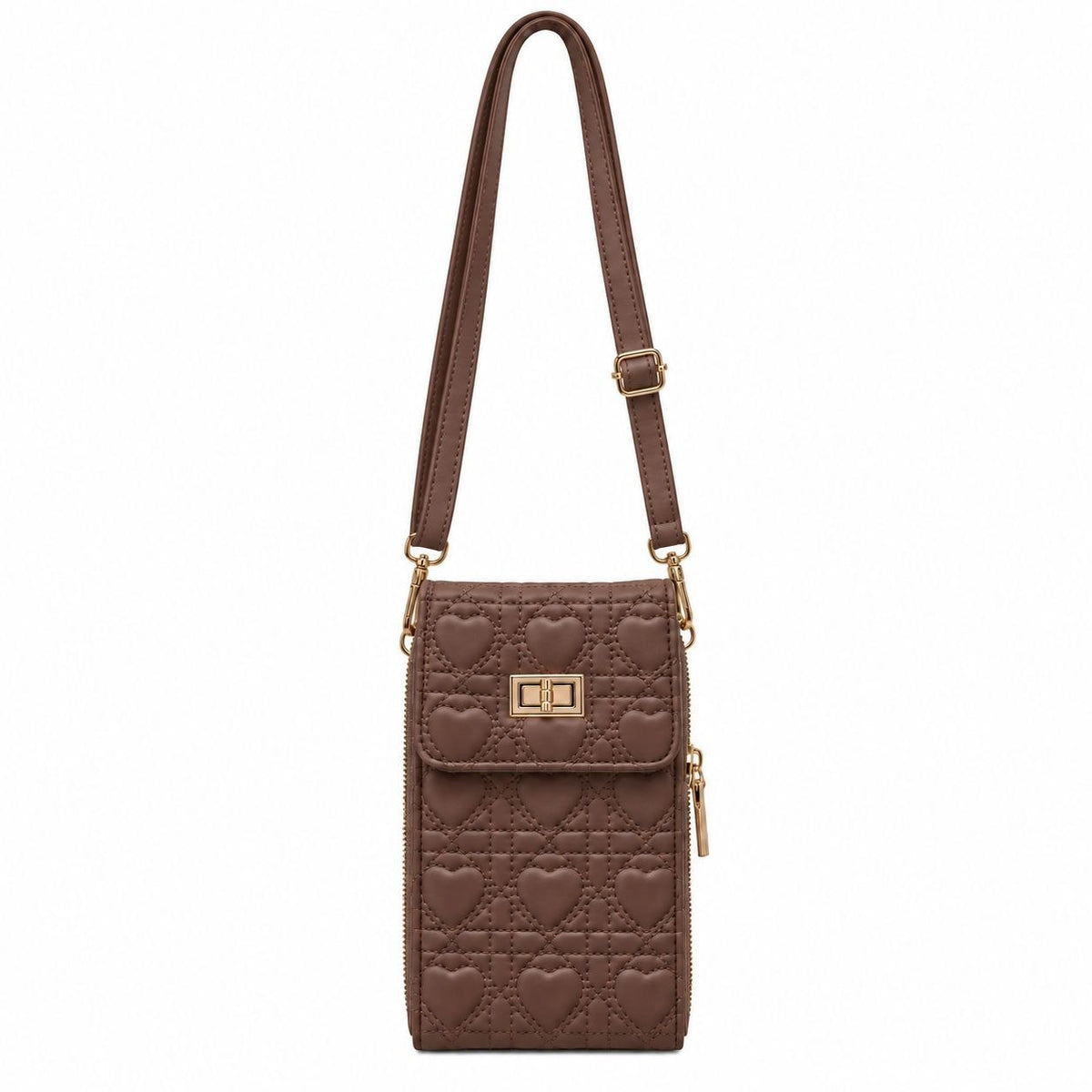 CARTERA PARA CELULAR Y ACCESORIOS CON CORREA AJUSTABLE SOFIAZUL 18X10CM