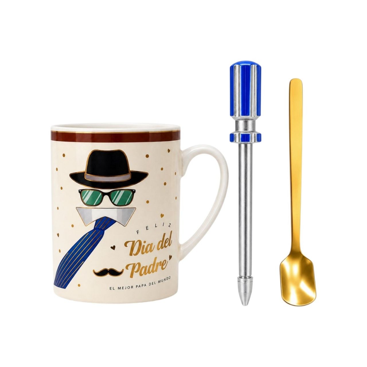 SET DE REGALO DÍA DEL ABUELO BENELI HOME 3PCS