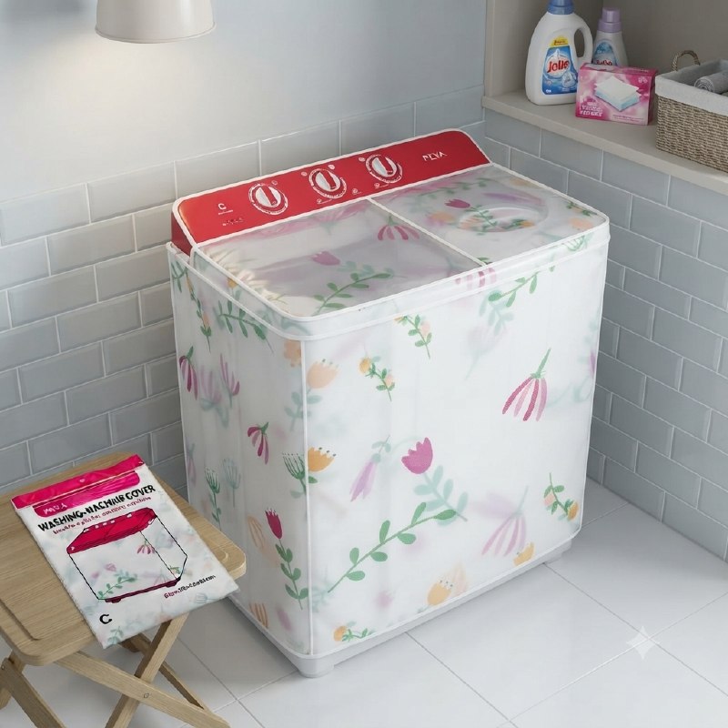 FORRO FUNDA PROTECTORA PARA LAVADORA IMPERMEABLE BENELI HOME 83X46X83CM