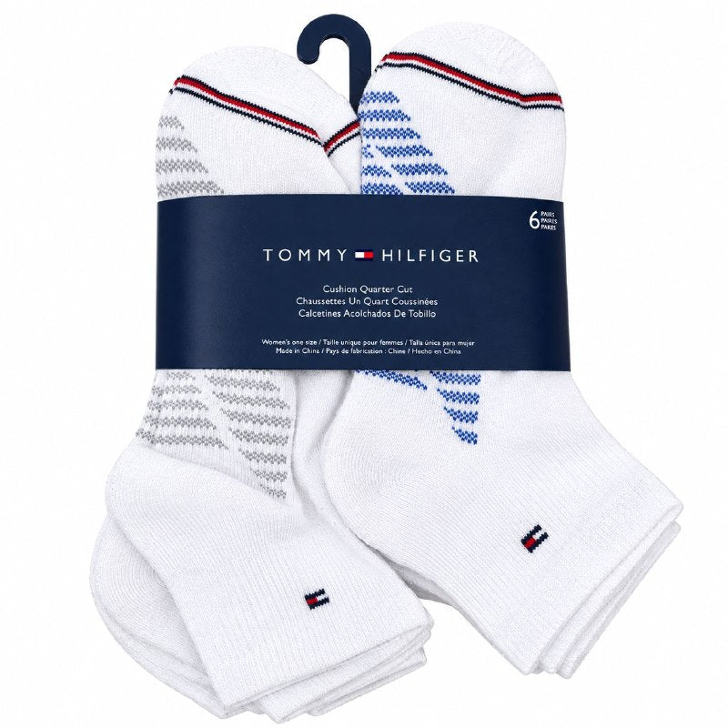 CALCETA TOBILLERA TOMMY HILFIGER PARA MUJER 6 PARES TALLA ÚNICA