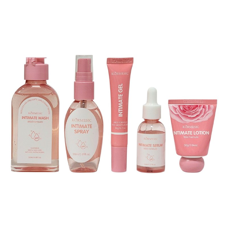 GEL INTIMO PARA MUJER EN SET DE 5 PIEZAS KORMESIC