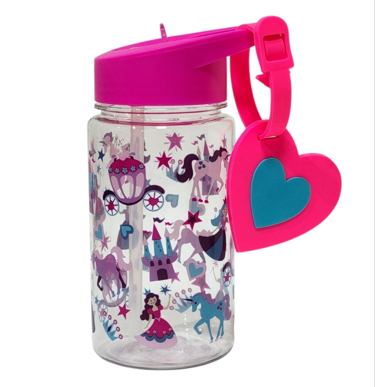 BOTE DE AGUA CON DISEÑO INFANTIL PRINCESAS LIFE ART