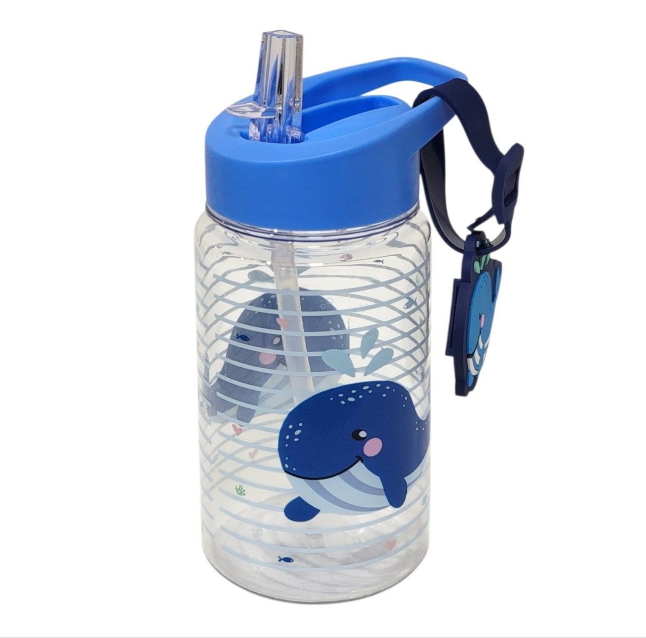BOTE DE AGUA CON DISEÑO INFANTIL BALLENAS LIFE ART