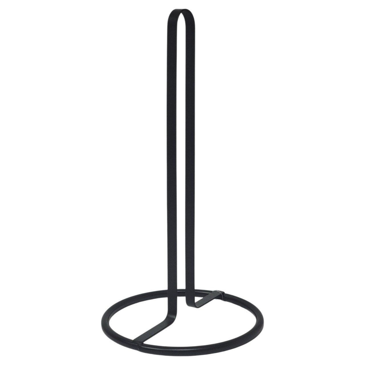 SUJETADOR DE PAPEL DE COCINA METAL ACABADO NEGRO MATE LIFE ART 28CM