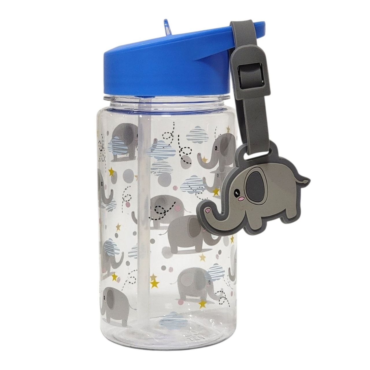 BOTE DE AGUA CON DISEÑO INFANTIL ELEFANTES LIFE ART