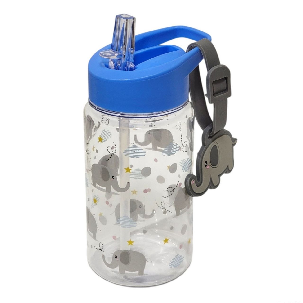 BOTE DE AGUA CON DISEÑO INFANTIL ELEFANTES LIFE ART