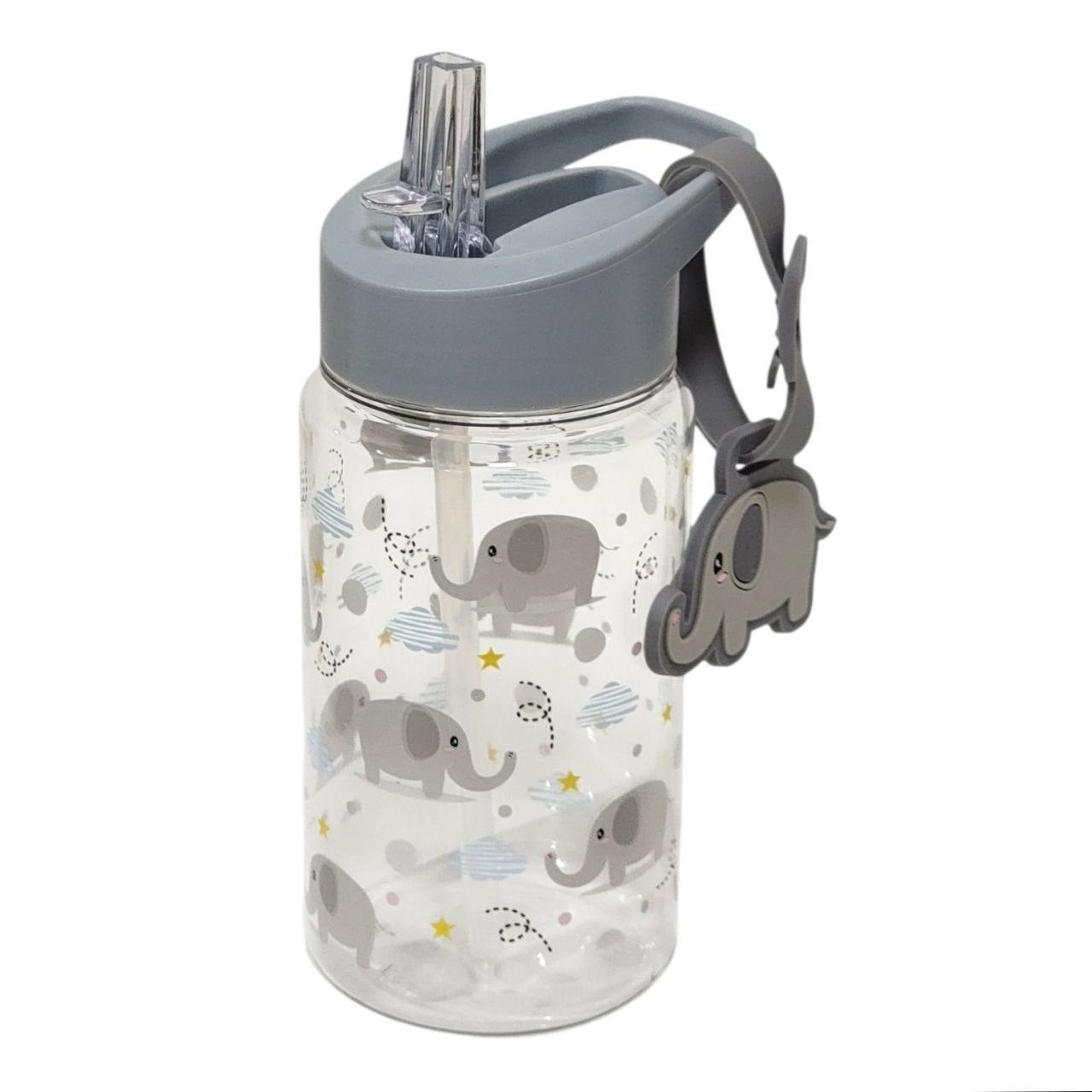 BOTE DE AGUA CON DISEÑO INFANTIL ELEFANTES LIFE ART