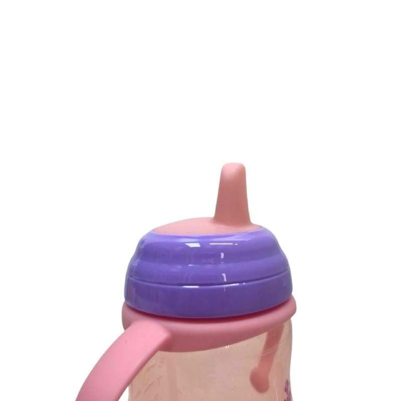 VASO DE ENTRENAMIENTO ANTIDERRAME PARA BEBES ERGONOMICO GENIAL 280ML