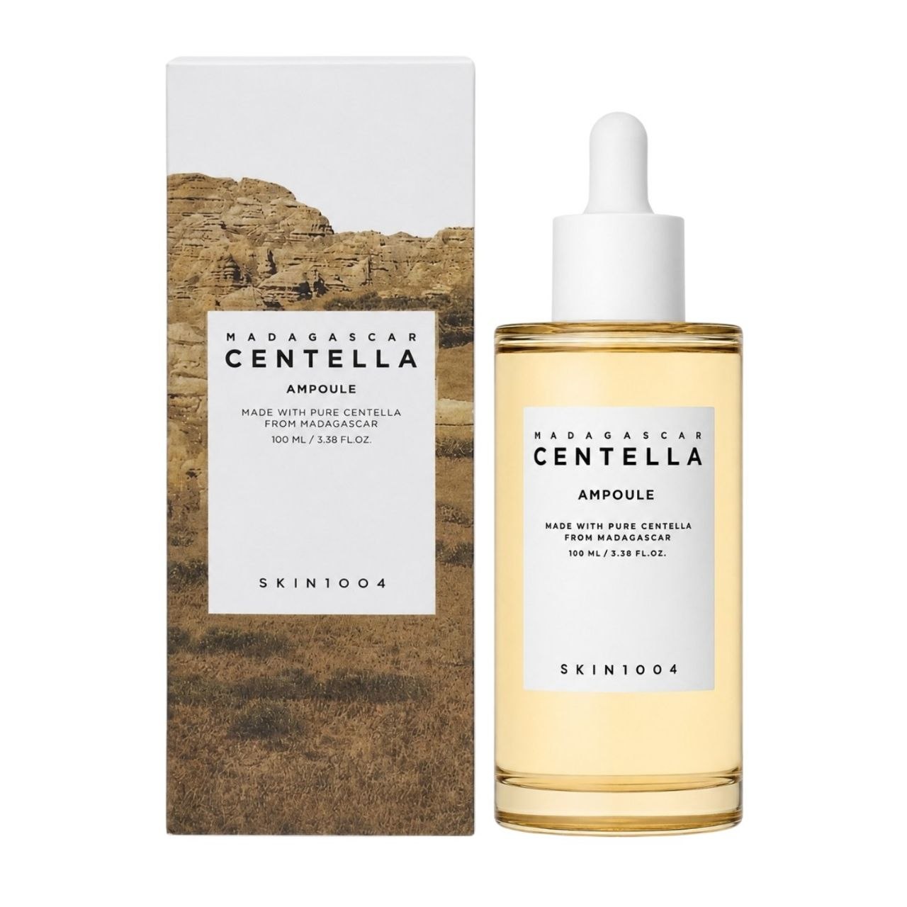 AMPUPOULE CUIDADO DE LA PIEL CALMAR, HIDRATAR Y REFRESCAR (SKINCARE) COREANA SKIN1004 100ML