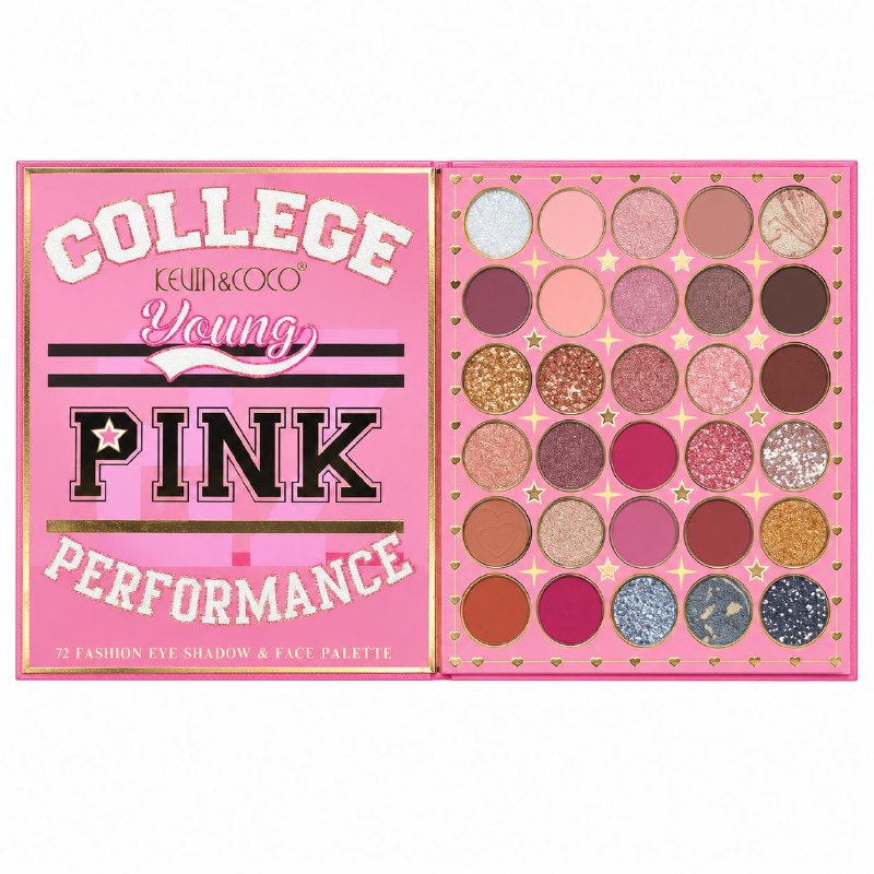 PALETA DE SOMBRAS Y MAQUILLAJE MULTIFUNCIONAL PARA OJOS Y ROSTRO KEVIN & COCO
