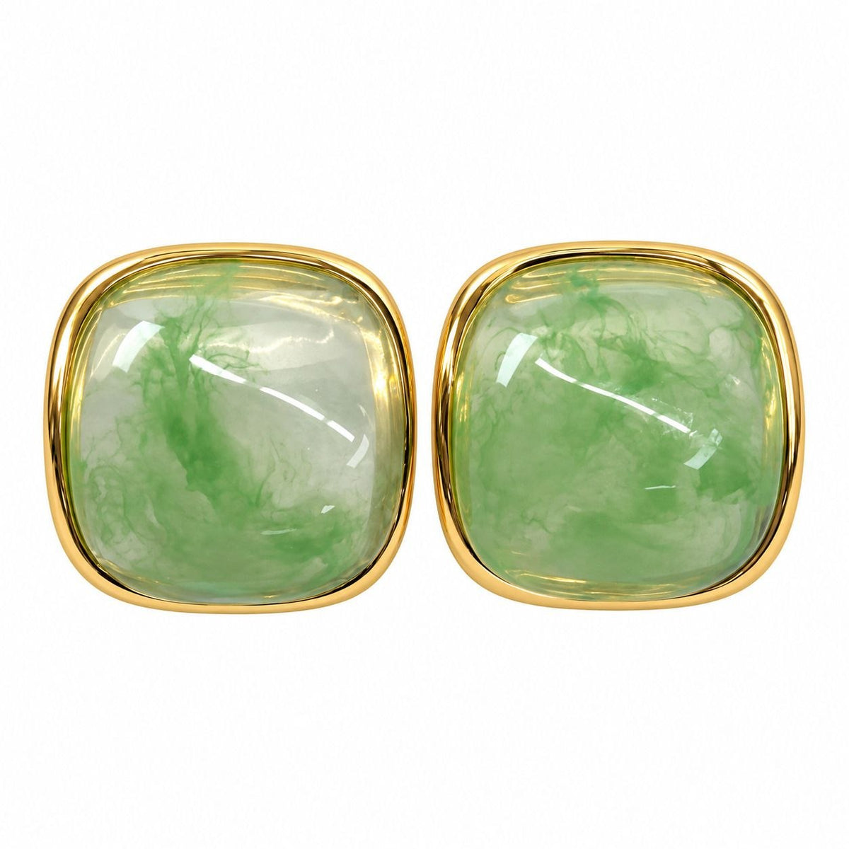 ARITOS DE ENCHAPE PARA DAMA 2.5CM