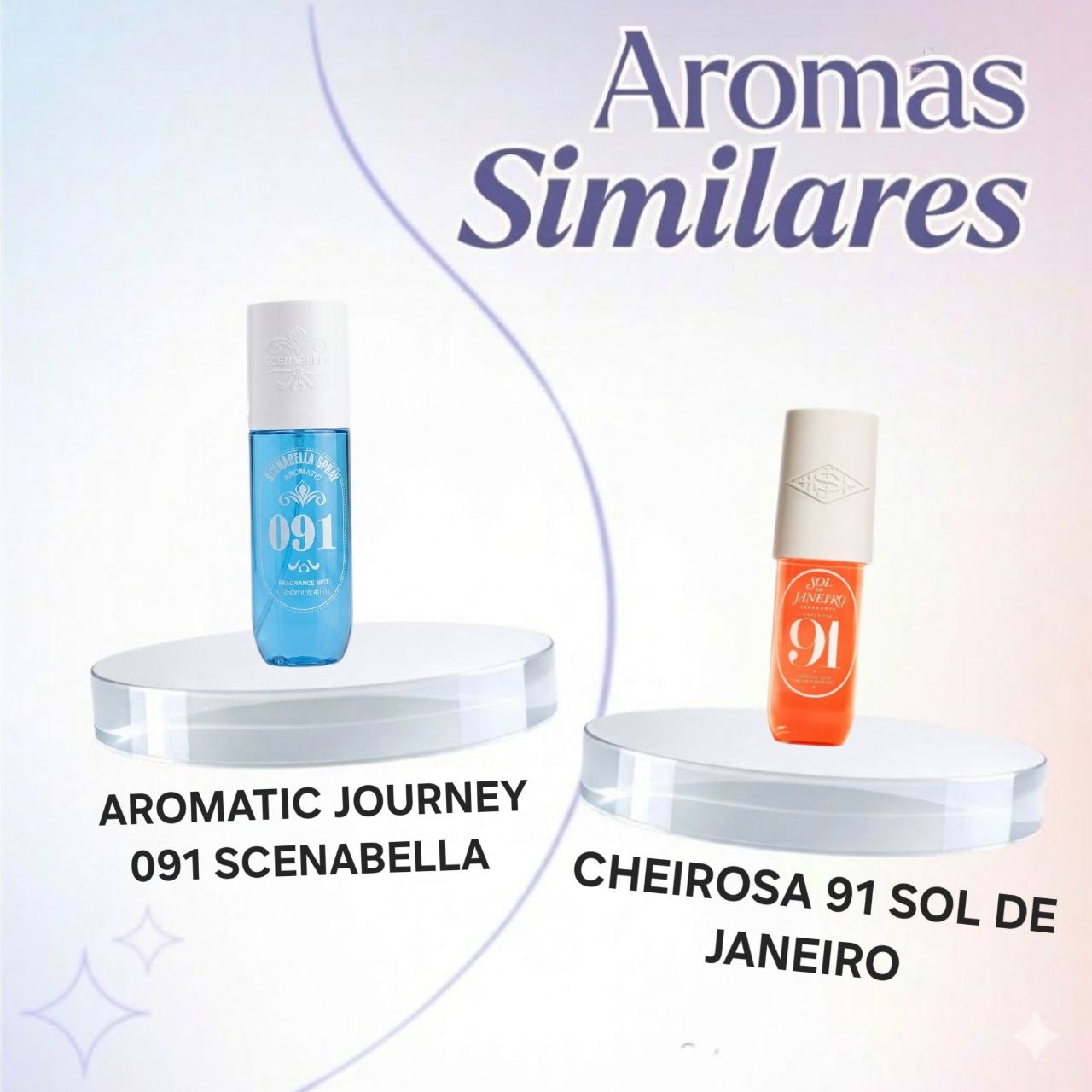 SET SCENABELLA AROMATIC JOURNEY 091 BODY SPRAY 40ML BODY SPRAY 40ML CREMA CORPORAL 30ML GEL DE DUCHA 60ML (M) (AROMA SIMILAR A SOL DE JANEIRO CHEIROSA 91)