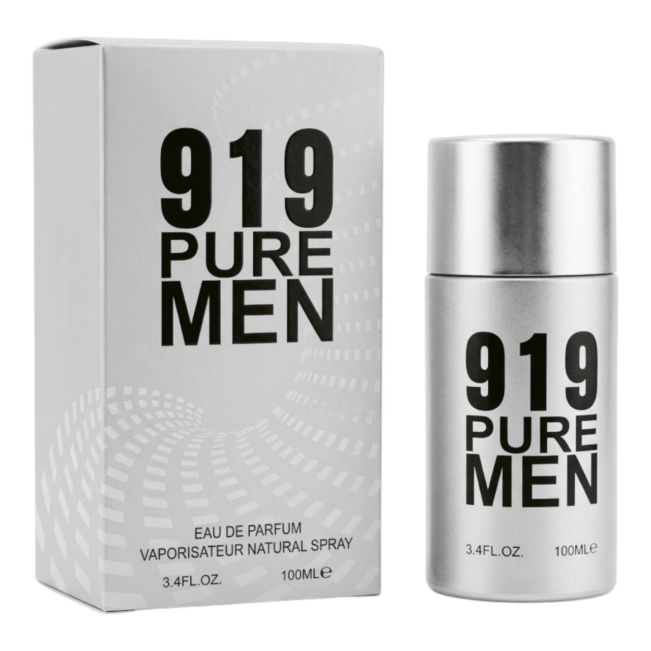 LOVALI 919 PURE MEN EDP 100ML (H) (AROMA SIMILAR A CAROLINA HERRERA 212 VIP MEN)