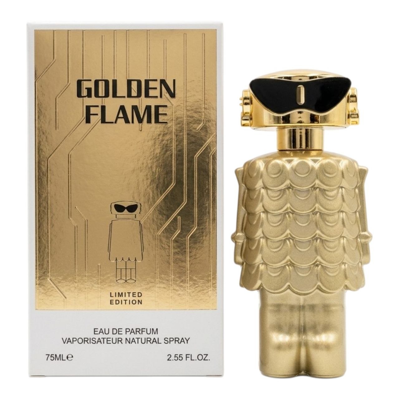 GOLDEN FLAME EDP 75ML (H) (AROMA SIMILAR PACO RABANNE FAME)