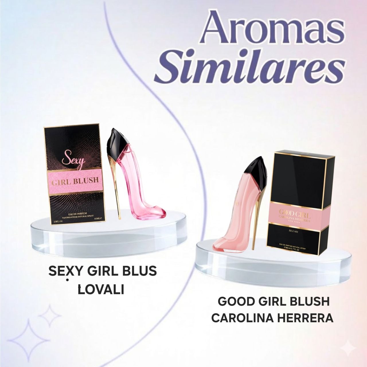 LOVALI  SEXY GIRL BLUSH EDP 85ML (M) (AROMA SIMILAR CAROLINA HERRERA GOOD GIRL BLUSH)