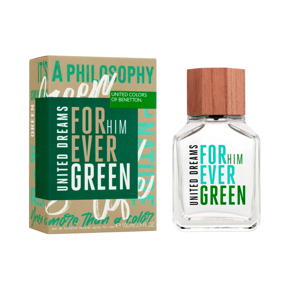 UNITED COLORS OF BENETTON UNITED DREAMS FOREVER GREEN HIM EDT 100ML (H)