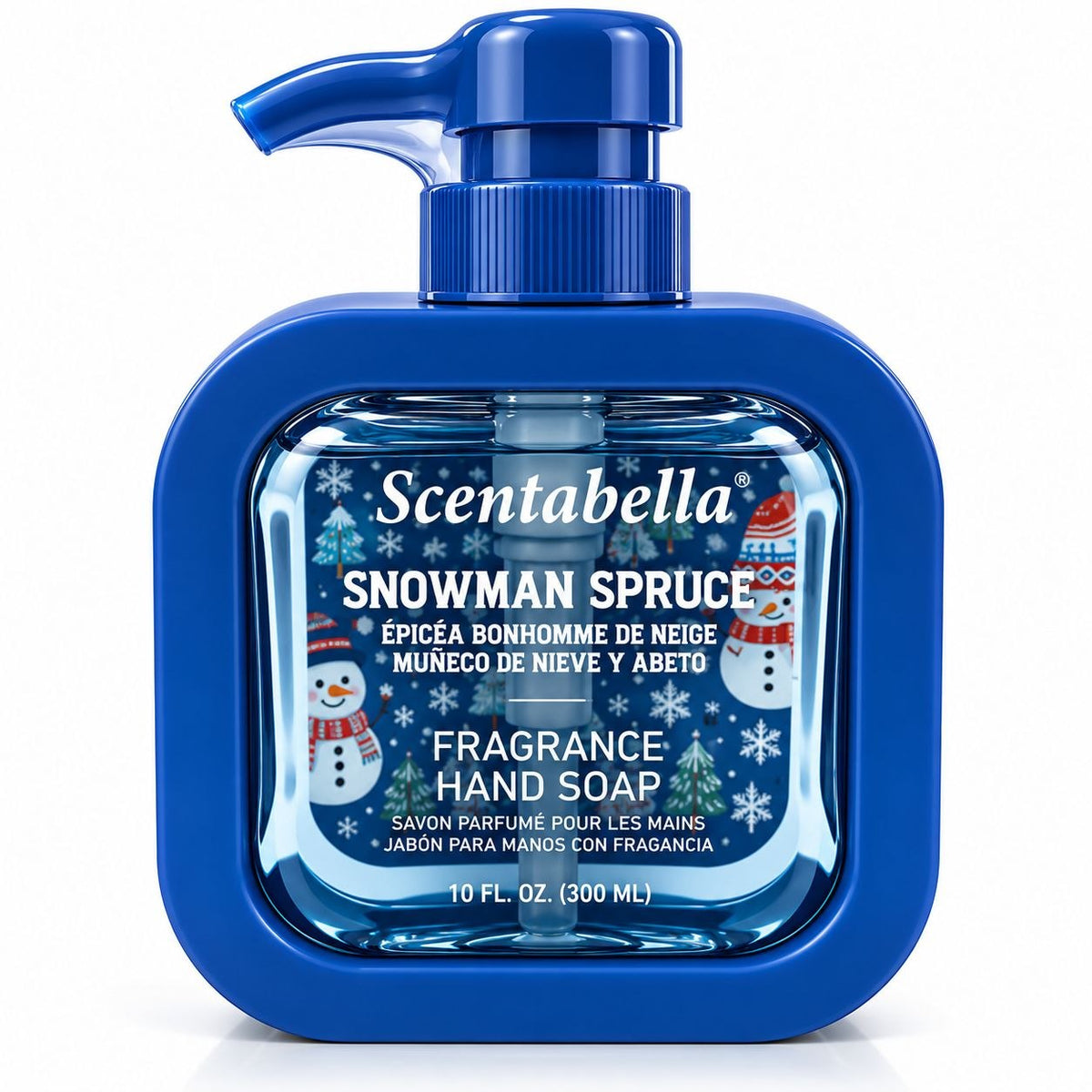 JABÓN LÍQUIDO DE MANOS CON FRAGANCIA MUÑECO DE NIEVE Y ABETO SCENABELLA 3000ML