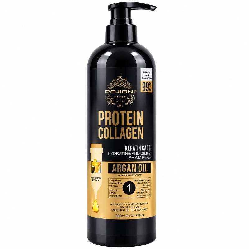 SHAMPOO PROTEIN COLLAGEN KERATIN CARE Y ARGAN OIL PAJIANI 900ML