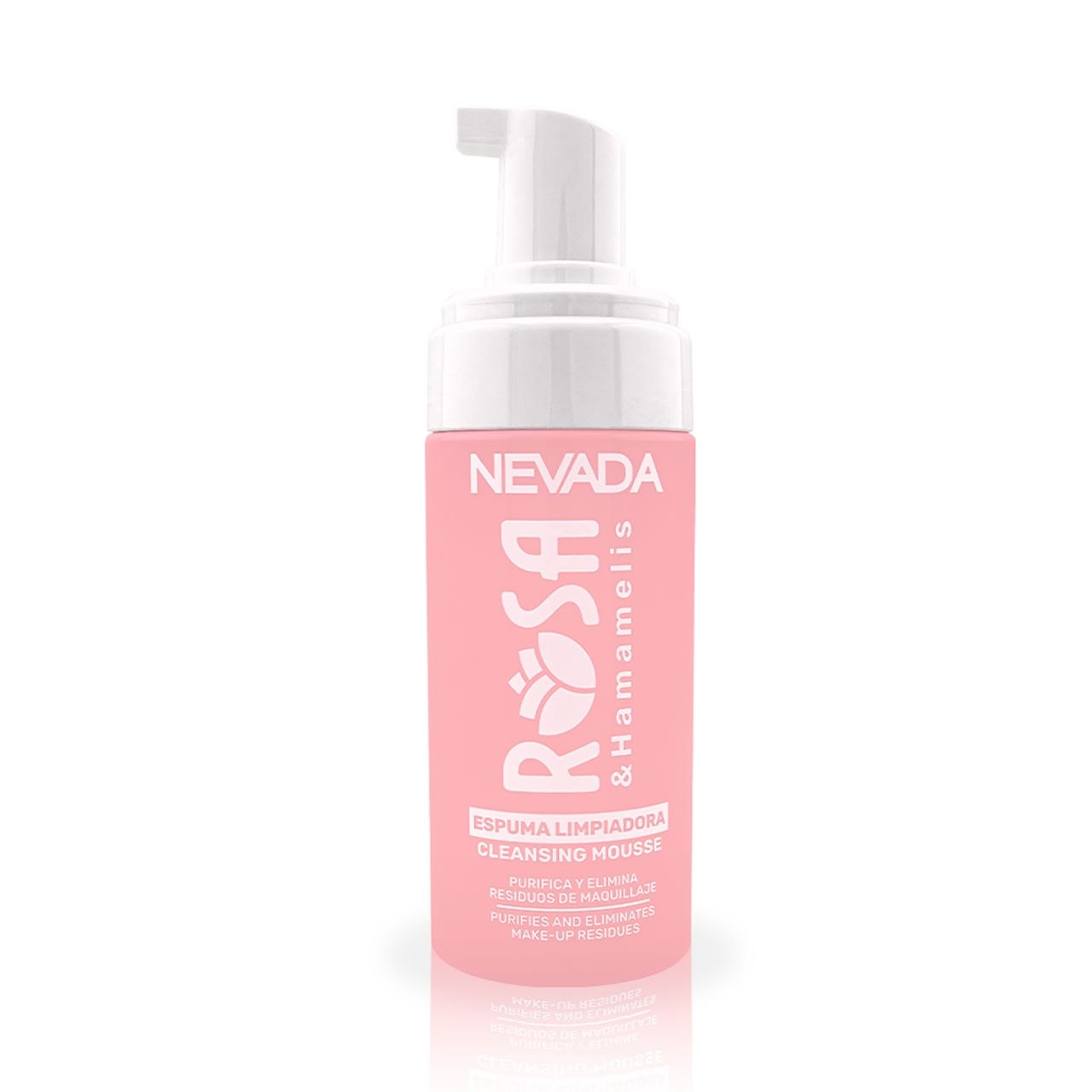ESPUMA LIMPIADORA FACIAL PURIFICANTE CON EXTRACTO DE ROSAS Y HAMAMELIS NEVADA 120ML