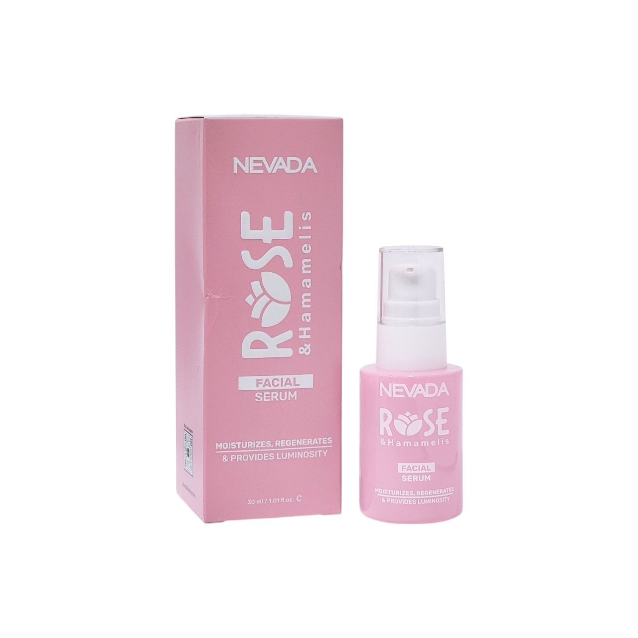 SUERO FACIAL HIDRATANTE Y REGENERADOR CON EXTRACTO DE ROSAS Y HAMAMELIS NEVADA 30ML