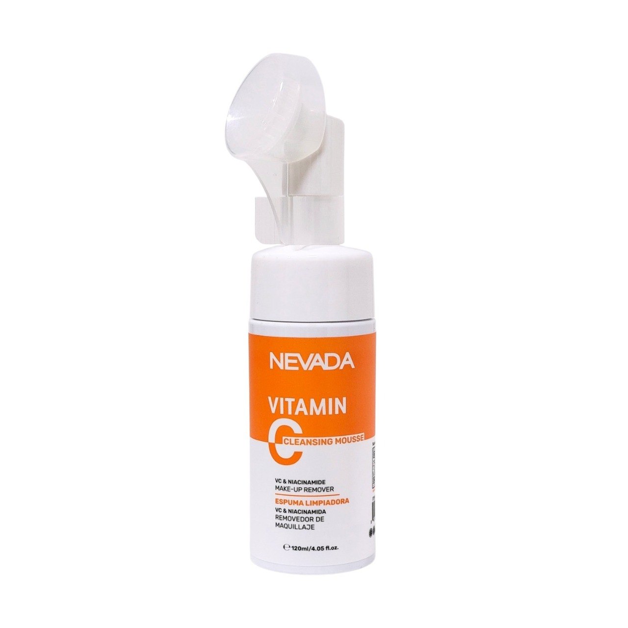 ESPUMA LIMPIADORA FACIAL CON VITAMINA C Y NIACINAMIDA NEVADA 120ML