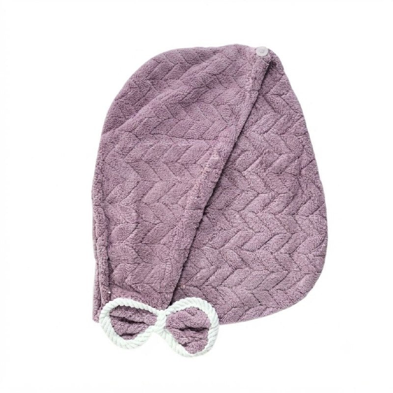 GORRO DE SECADO DE CABELLO TOALLA ABSORBENTE STAY BEAUTIFUL