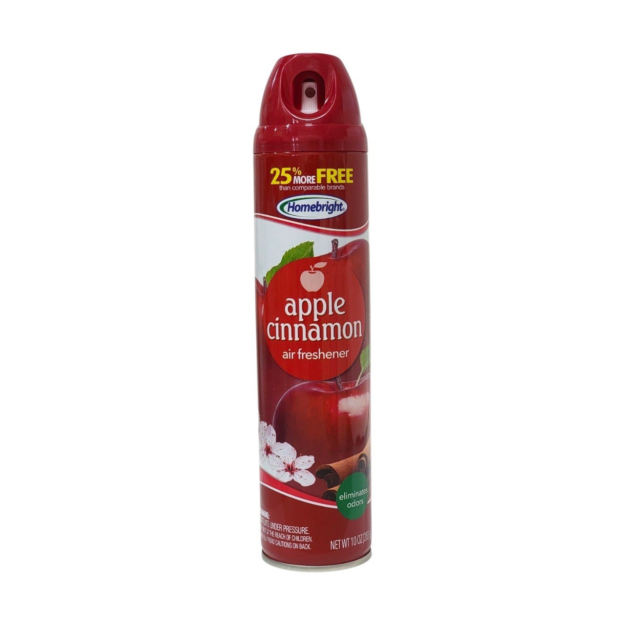 AMBIENTADOR EN SPRAY CON AROMA A MANZANA Y CANELA HOMEBRIGHT 283G